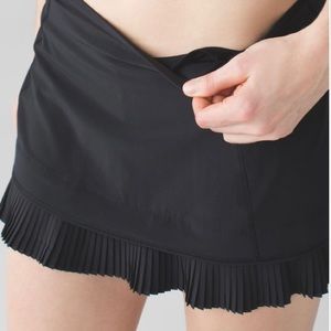 Lululemon Black City Sky Run By Skirt Skort size 10